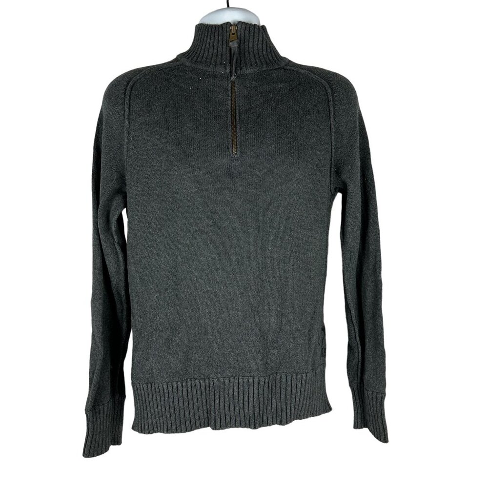 American Eagle Outfitters Mens Gray Half-Zip Sweater Size M